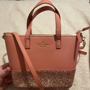 Kate Spade Sparkly Pink Crossbody Purse